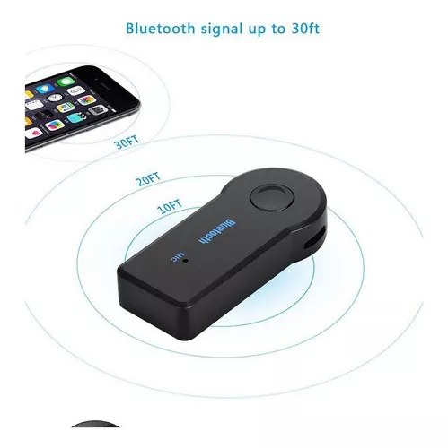 Imperio Morbosidad muy Adaptador Bluetooth Auxiliar Audio Recargable 3.5mm Carro