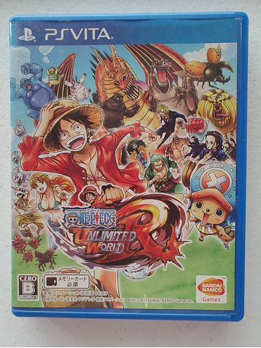 One Piece Unlimited World Red Ps Vita Japonês Físico + Nf