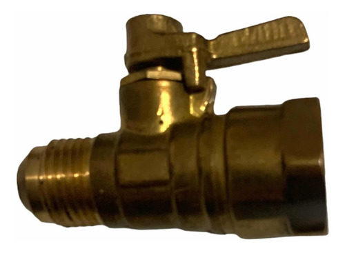 Llave De Control Recta Para Gas De 1 X 1/4 De Pulgada.