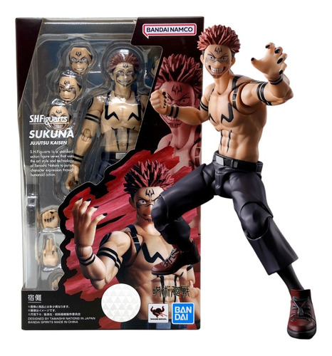 Jujutsu Kaisen Bandai Figura Sukuna Sh Figuarts 15cm