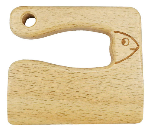 Cuchillo De Cocina De Madera Para Niños, Seguro Con Forma De