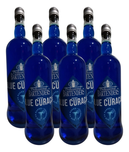 Licor Peters Professional Bartenders Blue Curaçao 6x1000ml
