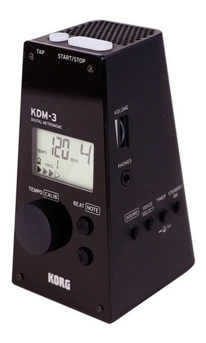 Metrónomo Digital Korg Kdm-3 Con Salida Auricular