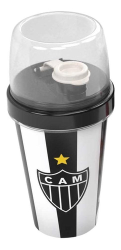 Mini Shakeira De Plástico 320 Ml Atlético Mineiro