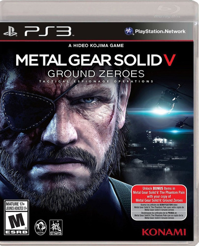 Metal Gear Solid V Ground Zeroes - Ps3 Físico