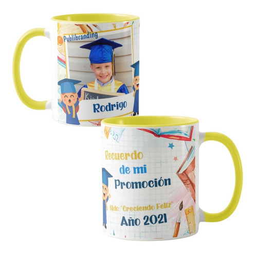 Taza Personalizada Promoción Colegios, Nidos - Por 100 Unida