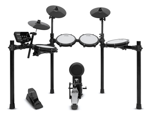 Bateria Eletrônica Voik Boost-700 Com Midi Profissional Cor Preto