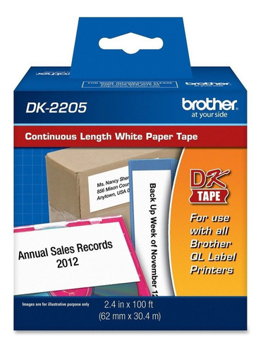 Rollo Dk-2205 Brother Continuo 62mmx30.48mts Youniforms