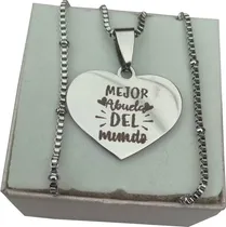 Comprar Cadenita Y Dije En Acero Quirúrgico Abuela  Dia Del Abuelo 