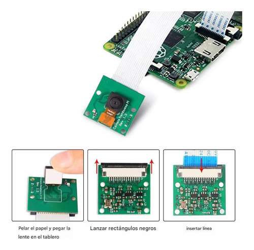 Cámara Raspberry V1.3 Ov5647 Omnivision Pi 5mpx Full Hd Csi