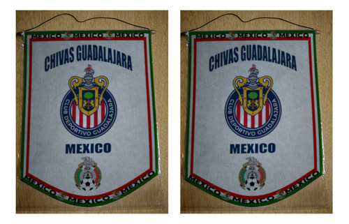 Banderin Grande 40cm Mexico Chivas Guadalajara