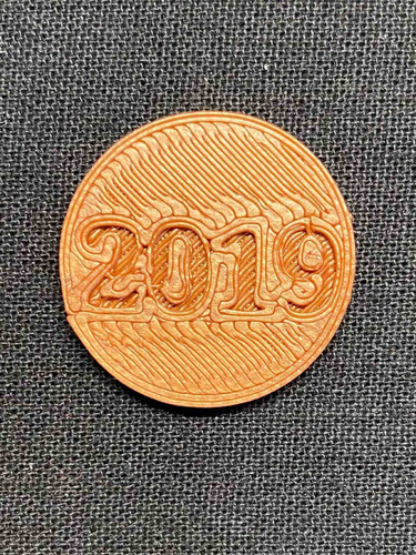 Imagen 3 de 4 de Ficha - Numismatica Rosario - Coin Show 2019 - Simil Cobre