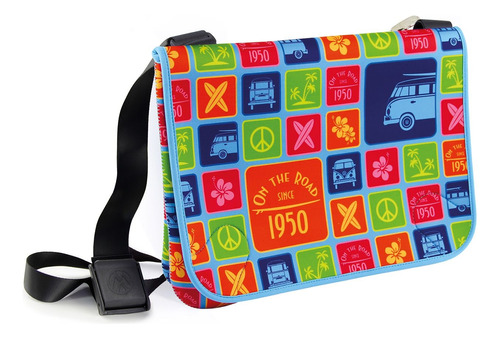 Bolso De Neopreno Volkswagen T1 Bus Surf Colors