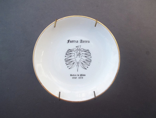 Plato Fuerza Aérea Bodas De Plata 1948- 1973