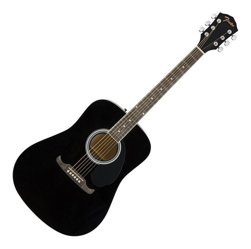 Imagen 2 de 6 de Guitarra acústica Fender FA-125 negra