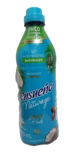Ensueño Natureza Coco Karite Suavisante Caja Con 12 Pz 850ml