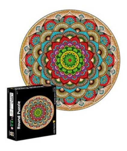 Puzzle Mandala Redondo 1000 Piezas  