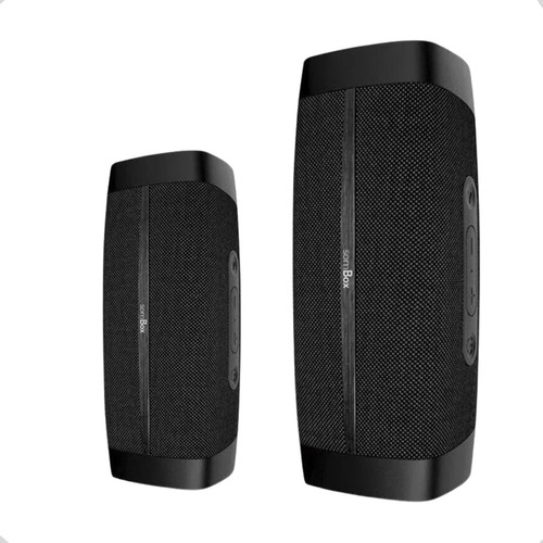 Altavoz USB Bluetooth portátil Sombox de 24 W, color negro