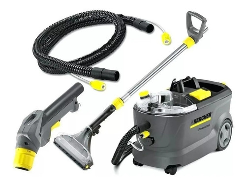Imagen 2 de 2 de Lava aspiradora De tacho Kärcher Professional Puzzi 10/2 ADV 10L gris, negra y amarilla 110V-127V