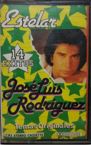 Jose Luis Rodriguez  Estelar  14 Exitos Cassette