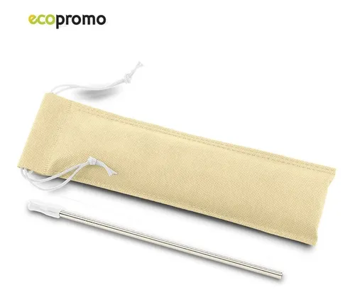 Pitillo Reutilizable Metalico Personal Ecológico X 2 Uni