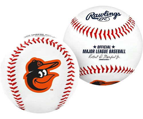 Rawligs Pelota Baseball Con Logos De Equipo Baltimoreorloles