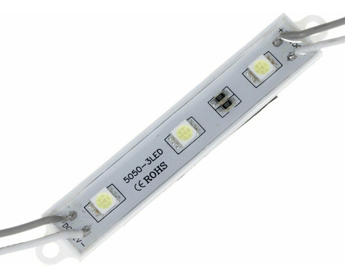 Lote De 10 Módulos De 3 Leds Smd 5054 P/ Exterior. Arealed