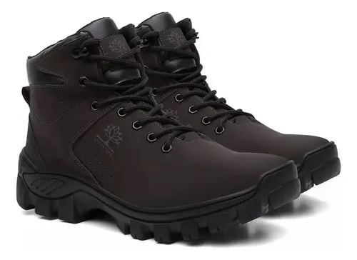 Bota Masculina Coturno Impermeável Com Solado Antiderrapante