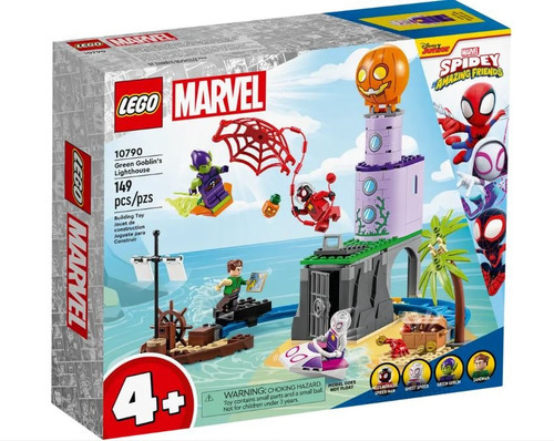 Lego Equipo Spidey En El Faro Del Duende Verde 149 Pz