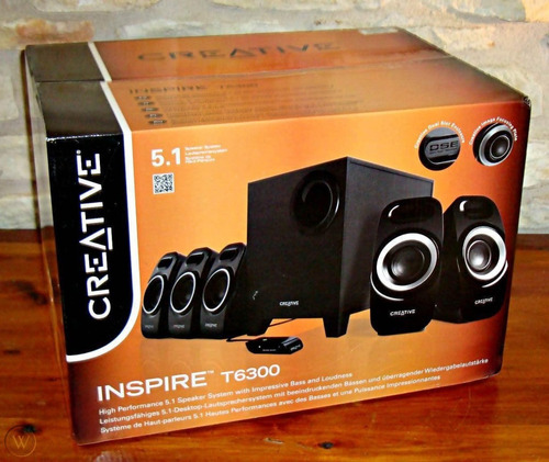 Parlantes Creative Inspire T6300 5.1 Graves Impresionantes