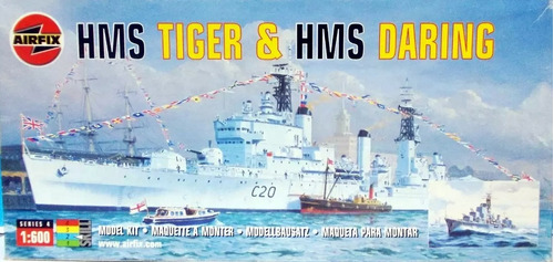 Barco Hms Tiger & Hms Daring Escala 1/600 Airfix 04213