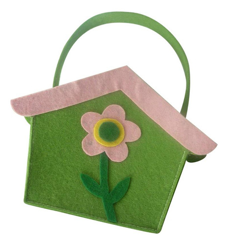 Casa De Pascua Flor Bolsa De Dulces Huevo Bolsas Bolsas De