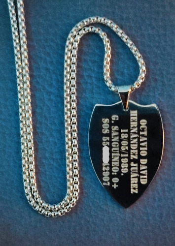 Placa Militar Alta Resolucion Grabado Laser Personalizada