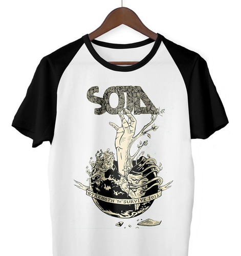 Remera Soldiers Of Jah Army Diseño Ranglan