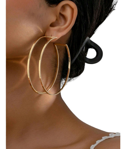 Aretes Arracadas Grandes Moda Fashion