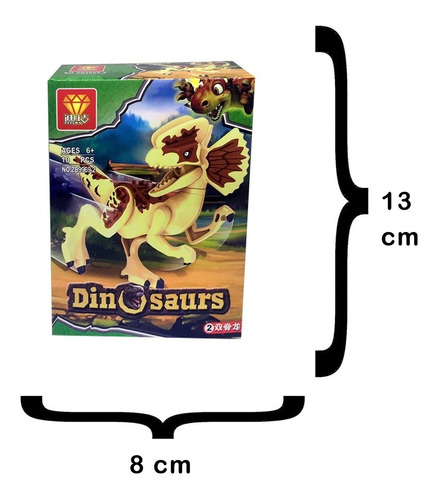 Dinosaurio Grande X1 Caja A Elección Para Armar Velociraptor