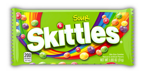 Skittles Sour Single 51g *importados*