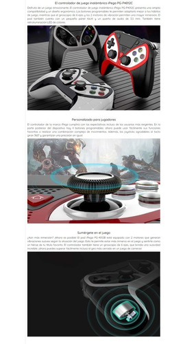 Joystick Gamepad Bluetooth P4 P3 Pc Android Ios Ipega 4012c