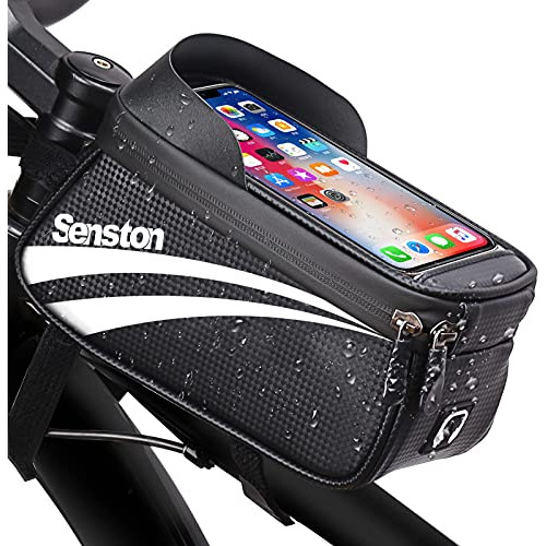 Cycling Handlebar Bags With Waterproof Surface, Large S...