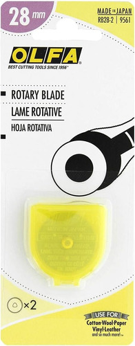 9561 Rb28-2 Hoja Rotativa De 28 Mm, Paquete De 2