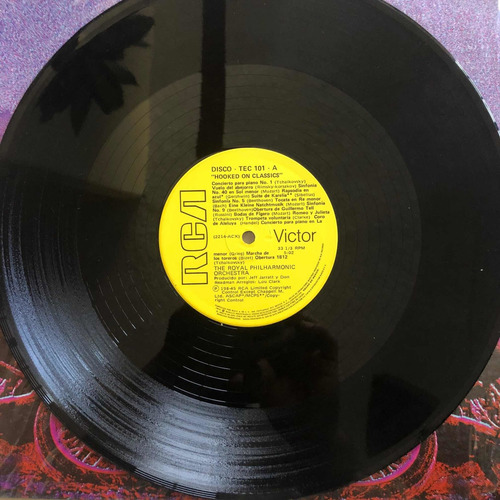 Hooked On Classics Lp Single Philharmonic Orchestra (Usado)