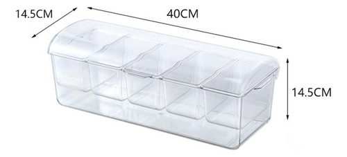 Bandeja Para Servir Condimentos Refrigerados, Cuenco Para