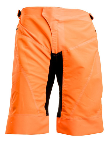 Pantaloneta Mtb Naranja Boxer Badana Incluida! 