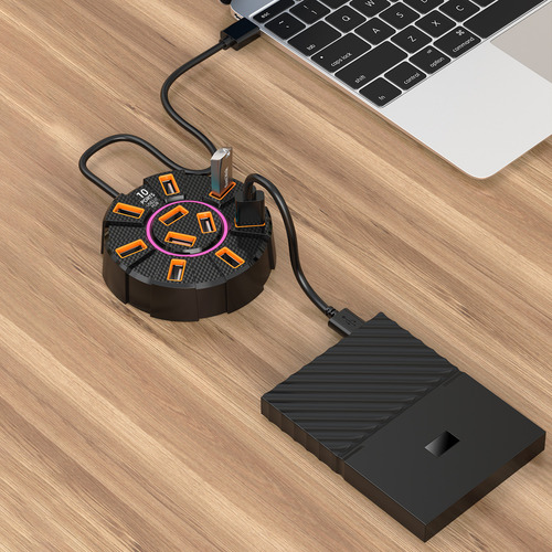 Base De Expansión Usb, Adaptador Divisor Multipuerto De Uno