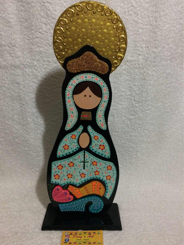 Virgen Del Valle Tipo Rompecabezas En Mdf Desy´s Art