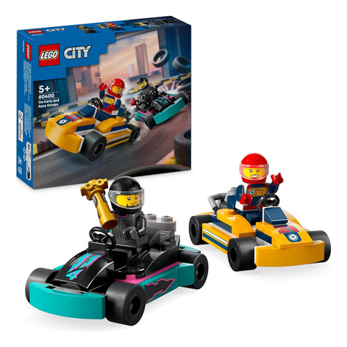 Lego City 60400 Go-karts Y Pilotos De Carreras
