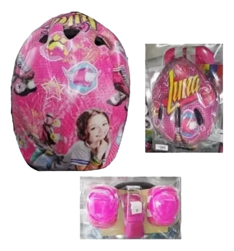 Kit De Protección Patinaje Soy Luna Frozen Y Princesa  Env I