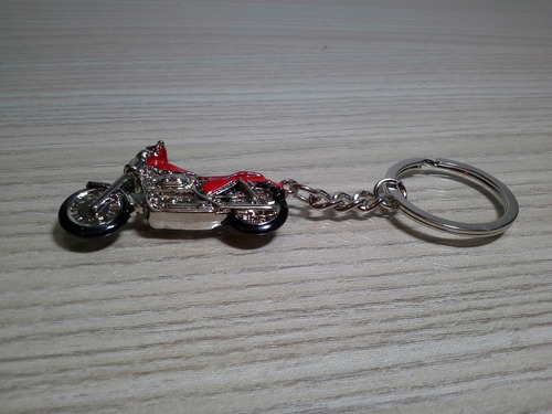 Chaveiro Harley Davidson Metal Presente Moto Clube Vermelho