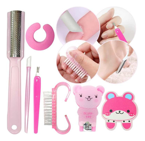 Set Manicura X7 Nail Tool Decoracion Uñas Esculpidas Cute