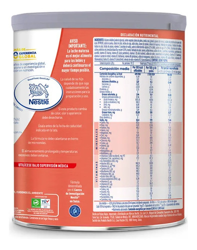 Nan Sin Lactosa 400g X 2 - Kit Doble De Fórmula